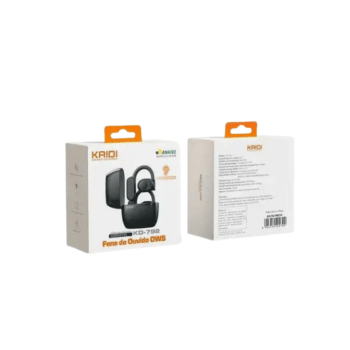 Fone De Ouvido Bluetooth Sem Fio Kaidi Ows Kd-792 5.3 - Preto